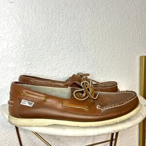 Pony Boat Decks Shoes Mens Size 7 Brown Loafer Preppy